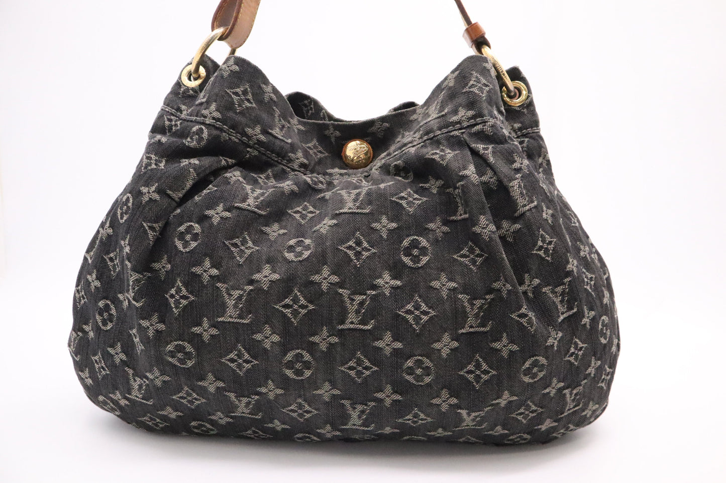 Louis Vuitton Daily PM Denim Monogram Black Handbag