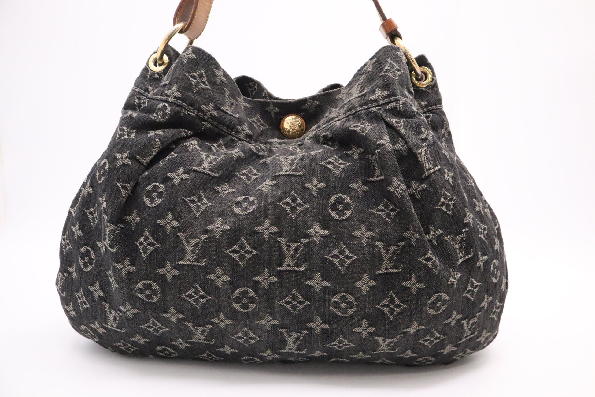 Louis Vuitton Daily PM Denim Monogram Black Handbag