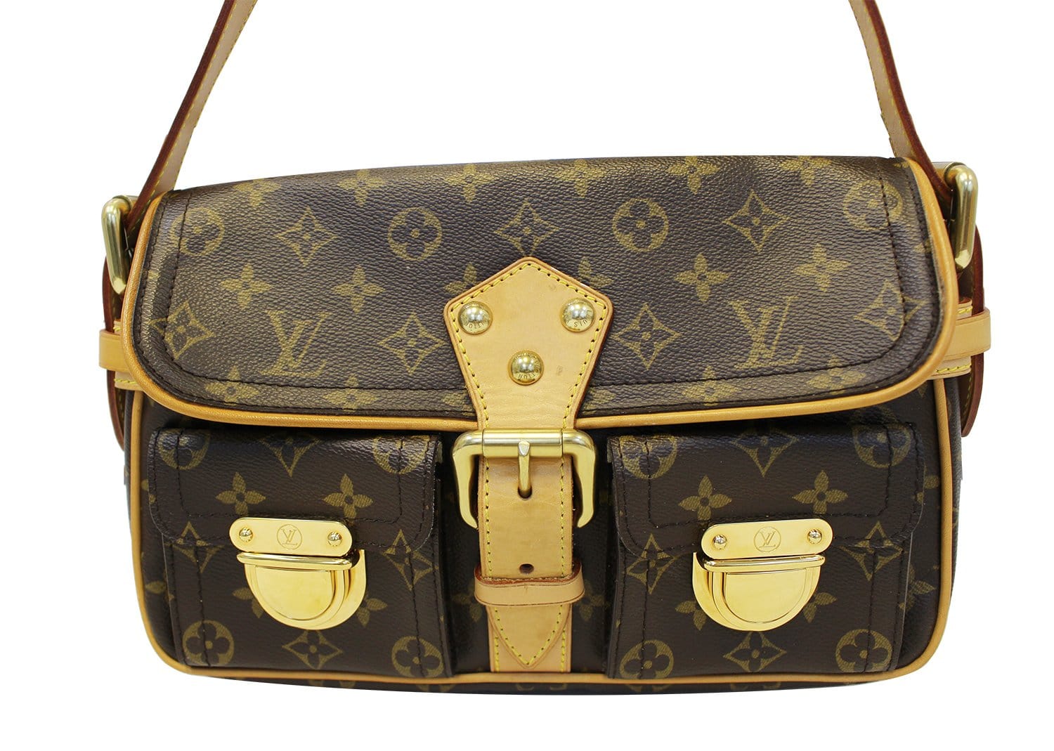 Louis Hudson Pm Shoulder Bag Canvas Monogram