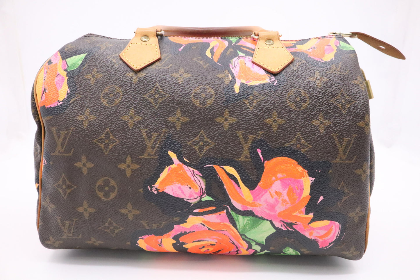 Louis Vuitton x Stephen Spro Speedy 30 Monogram Canvas Handbag