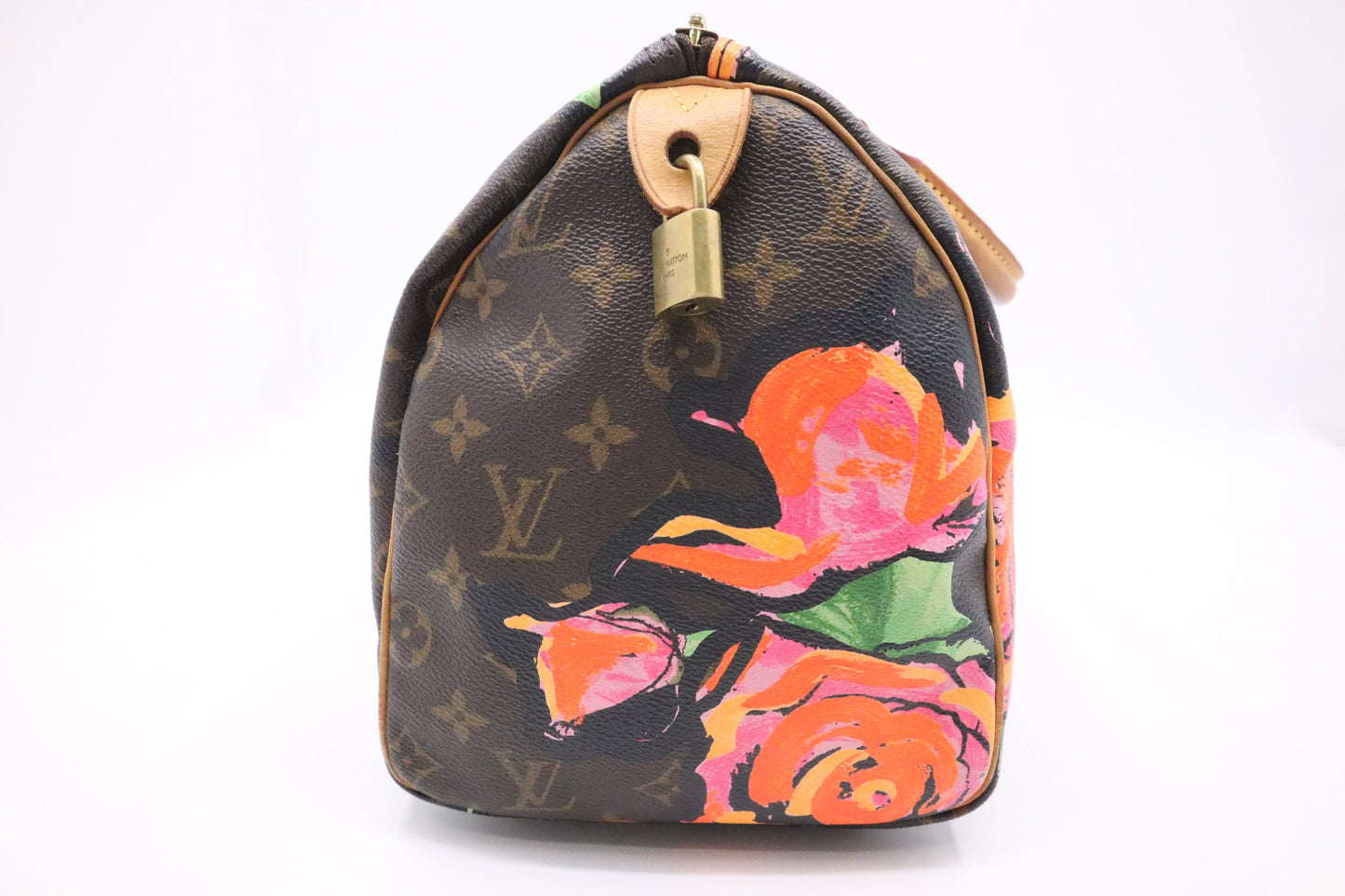 Louis Vuitton x Stephen Spro Speedy 30 Monogram Canvas Handbag