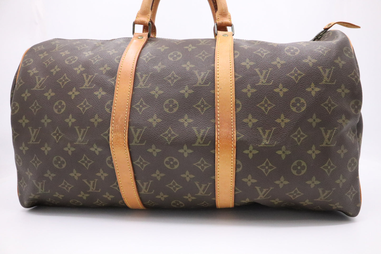 Louis Vuitton Keepall 50 Monogram Canvas Travel Bag Canvas 4