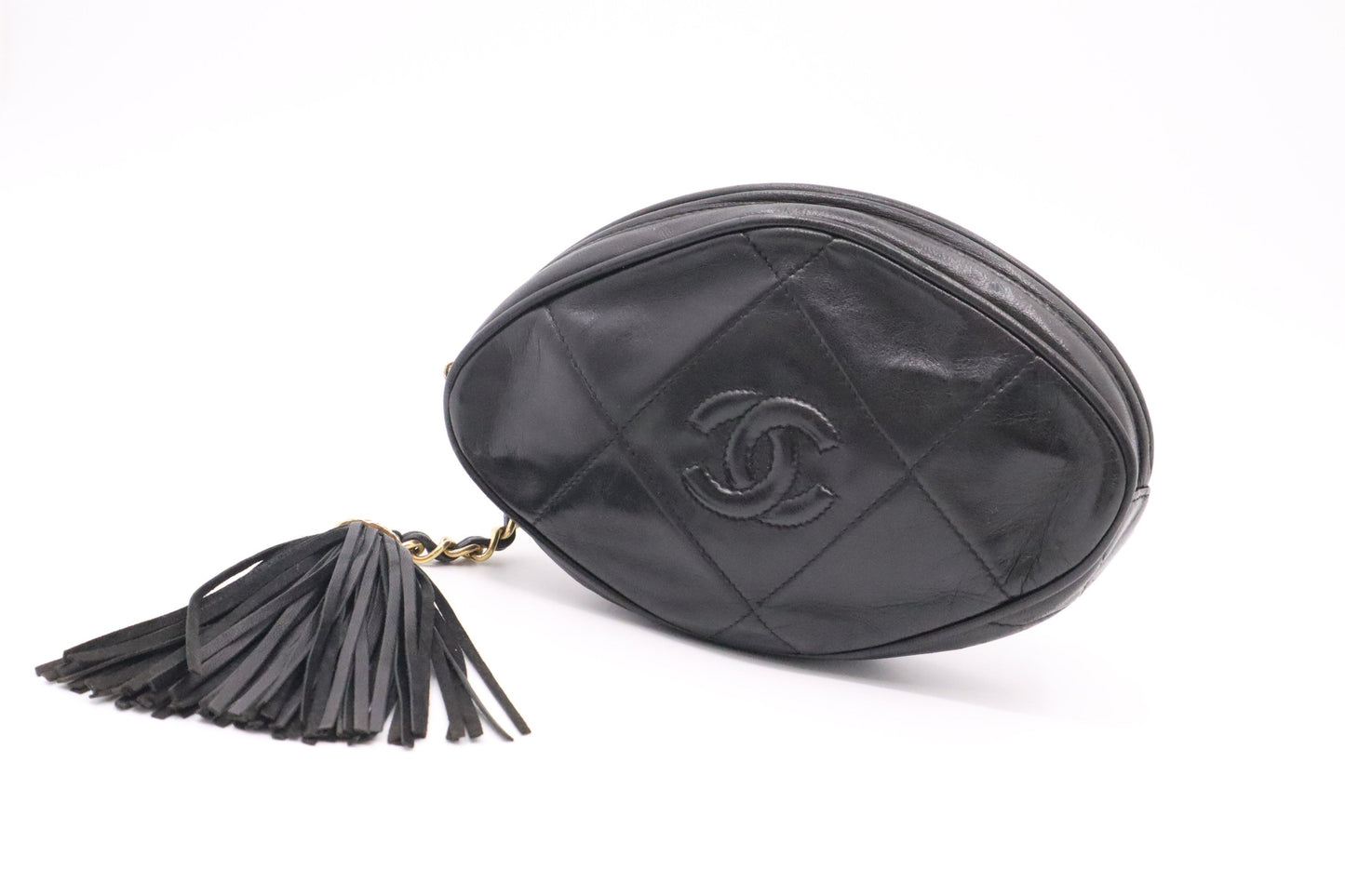 Chanel Black Leather Handbag
