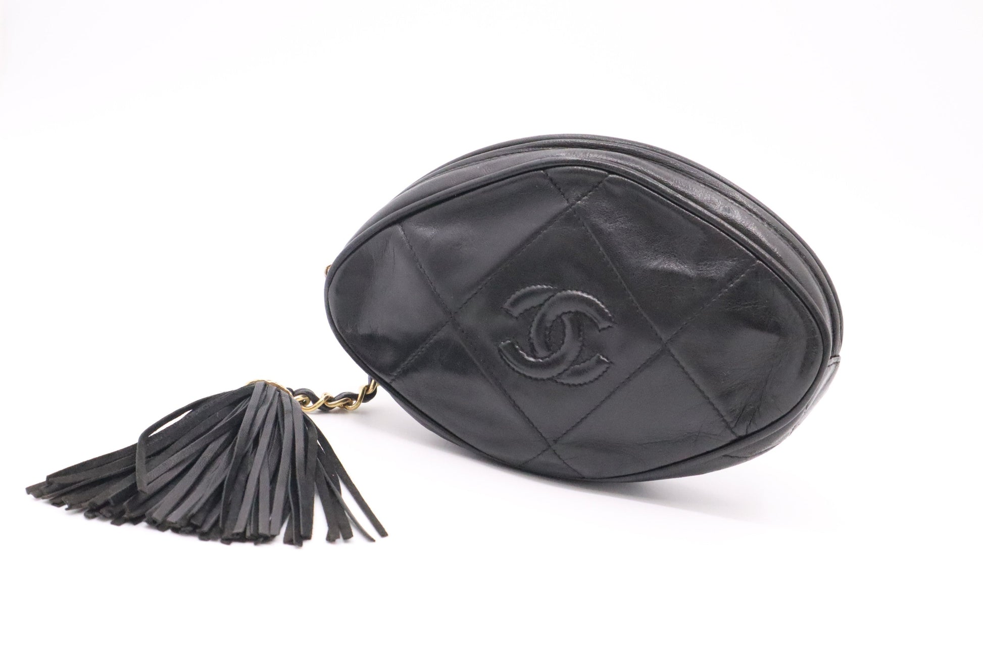 Chanel Black Leather Handbag