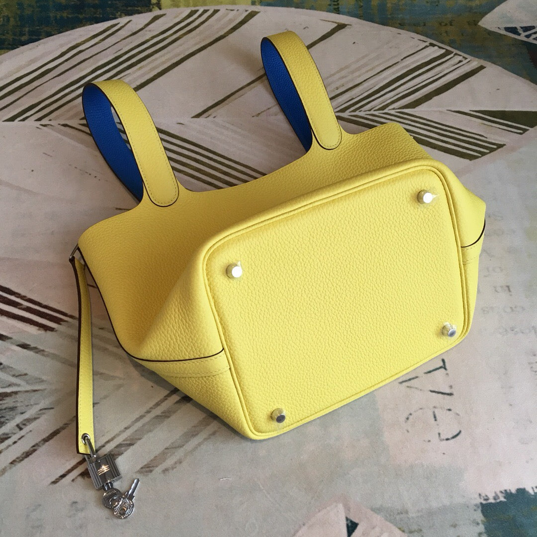 Top Quality Picotin Lock Light Yellow Clementop Travel Bag