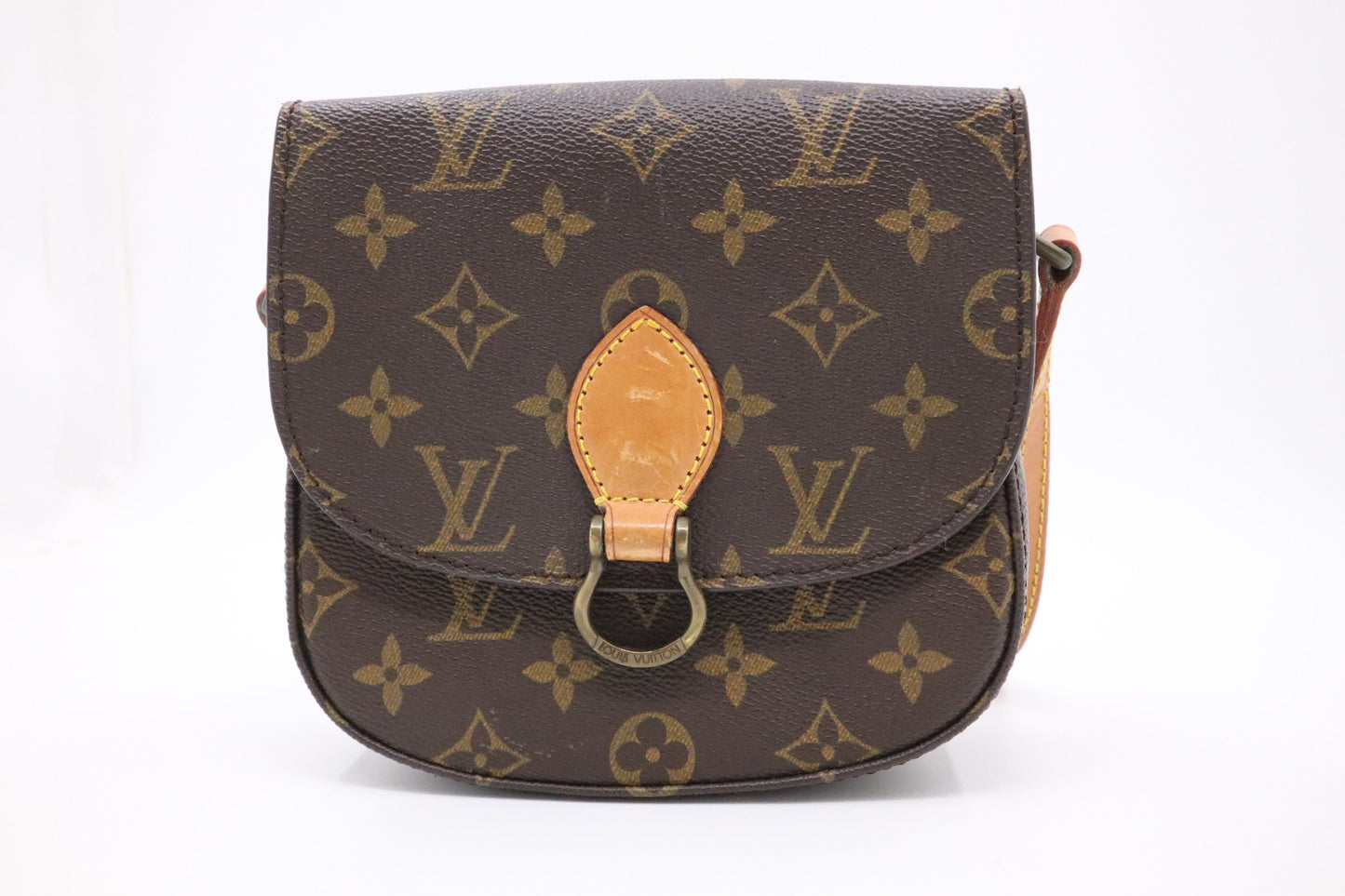 Louis Vuitton Saint Cloud Monogram PM Canvas Handbag Canvas 2