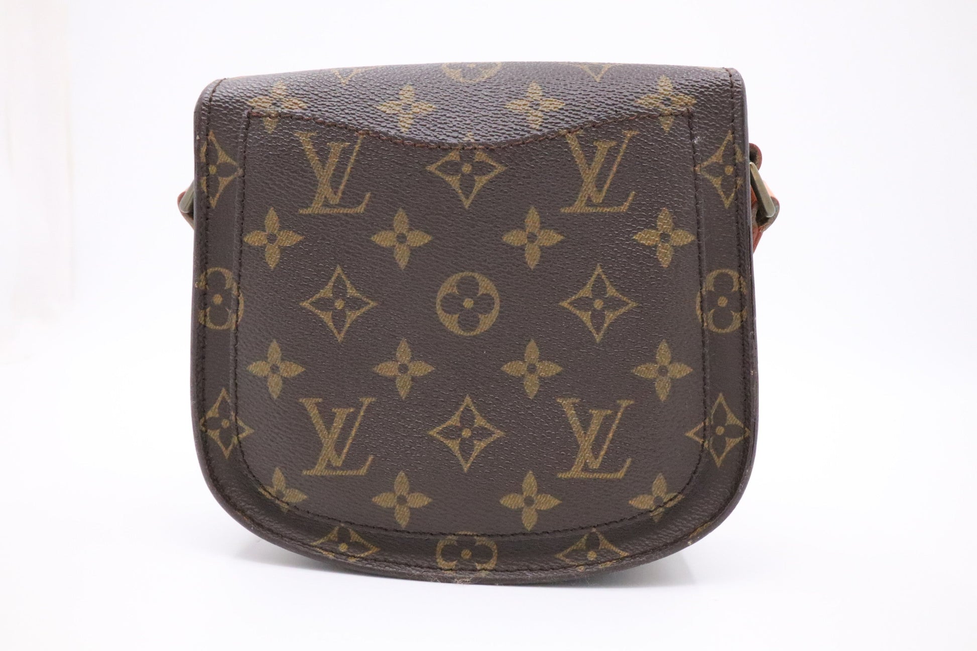 Louis Vuitton Saint Cloud Monogram PM Canvas Handbag Canvas 2