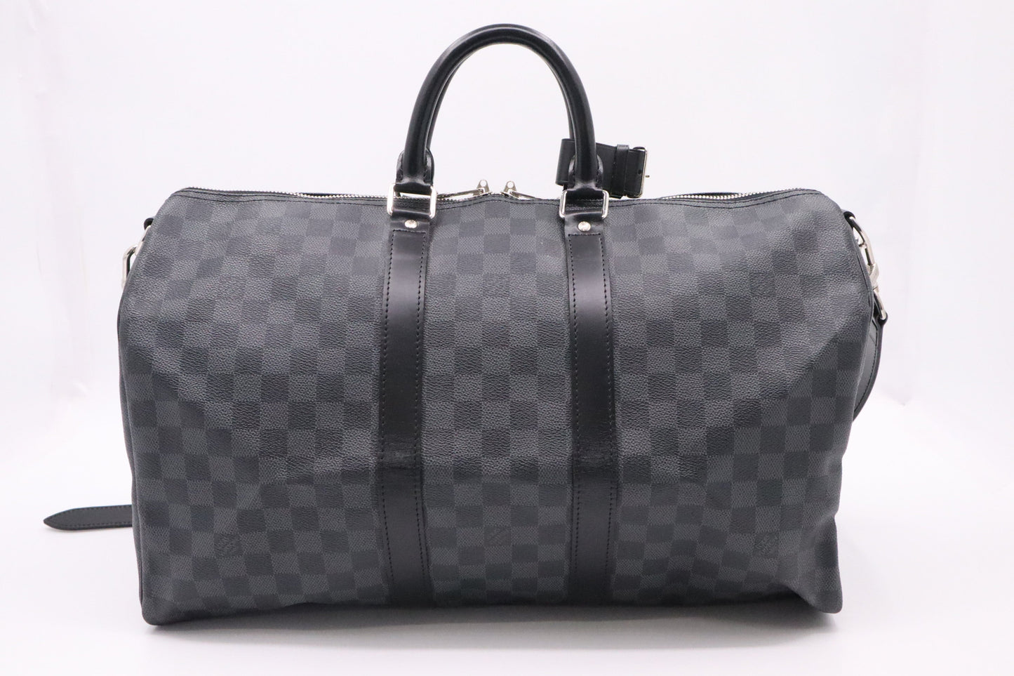 Louis Vuitton Keepall 45 Bandouliere Graphite Damier Canvas Travel Bag