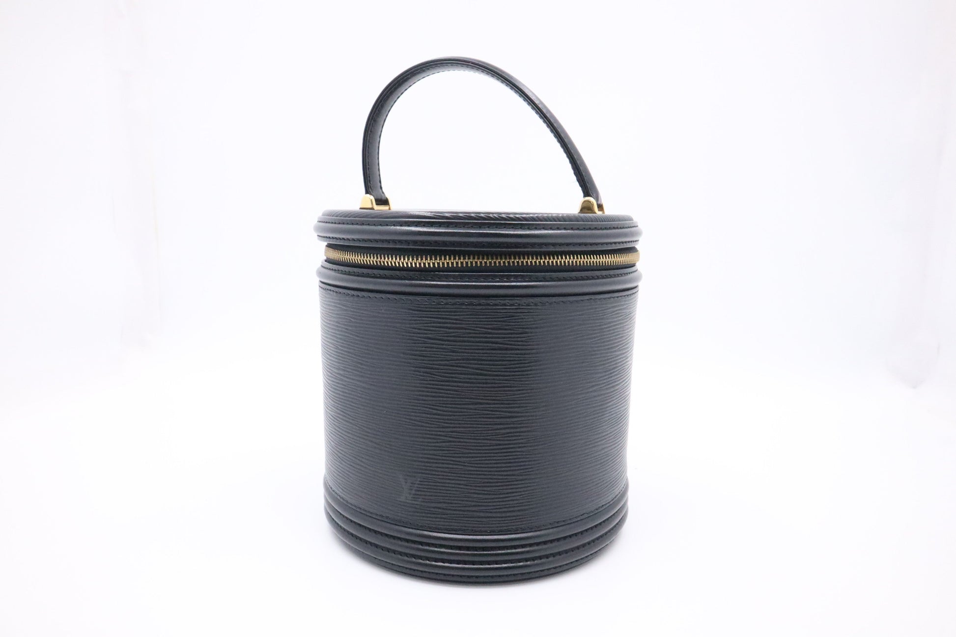 Louis Vuitton Cannes Epi Leather Black Handbag Leather 3