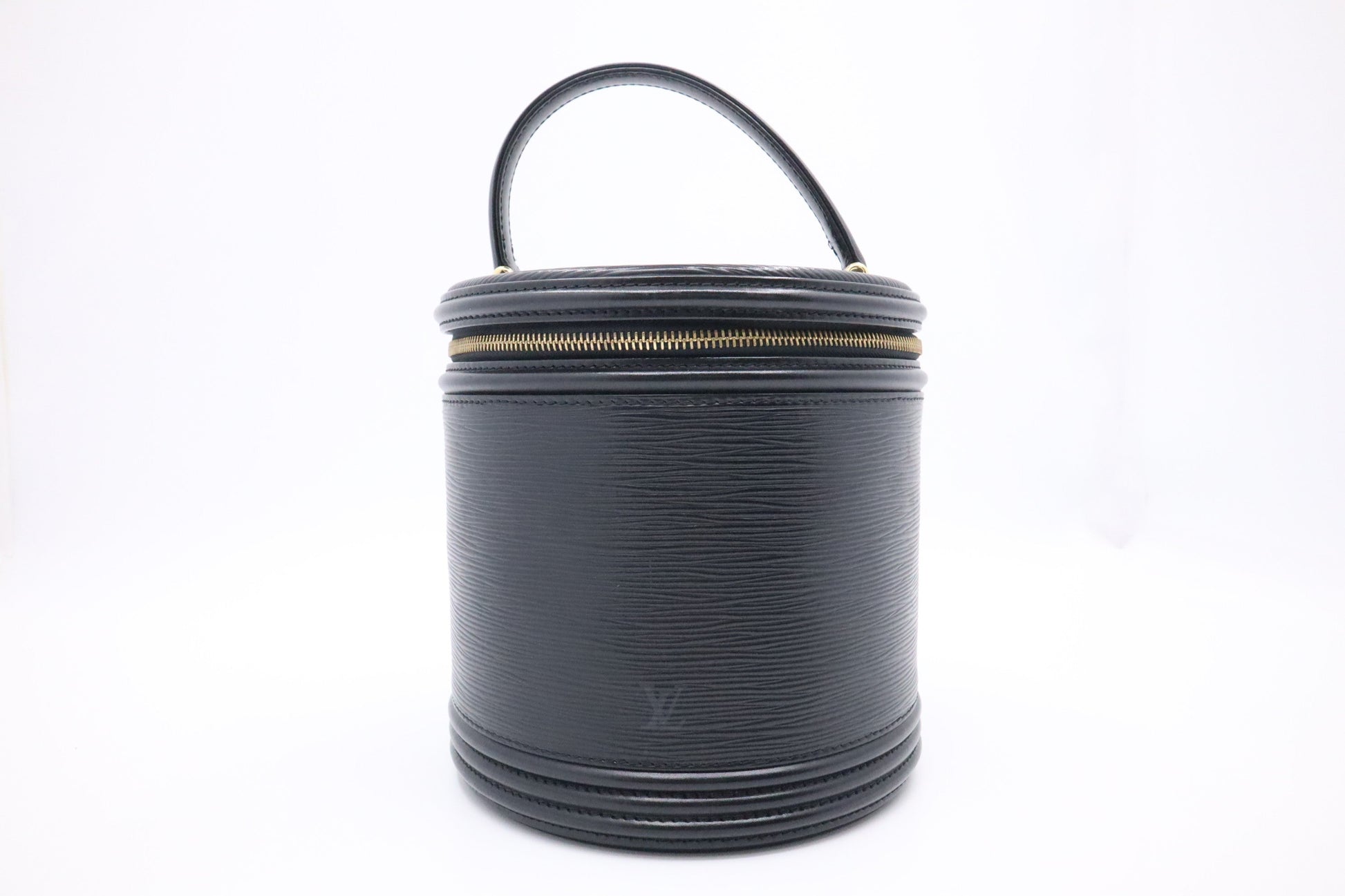 Louis Vuitton Cannes Epi Leather Black Handbag Leather 3