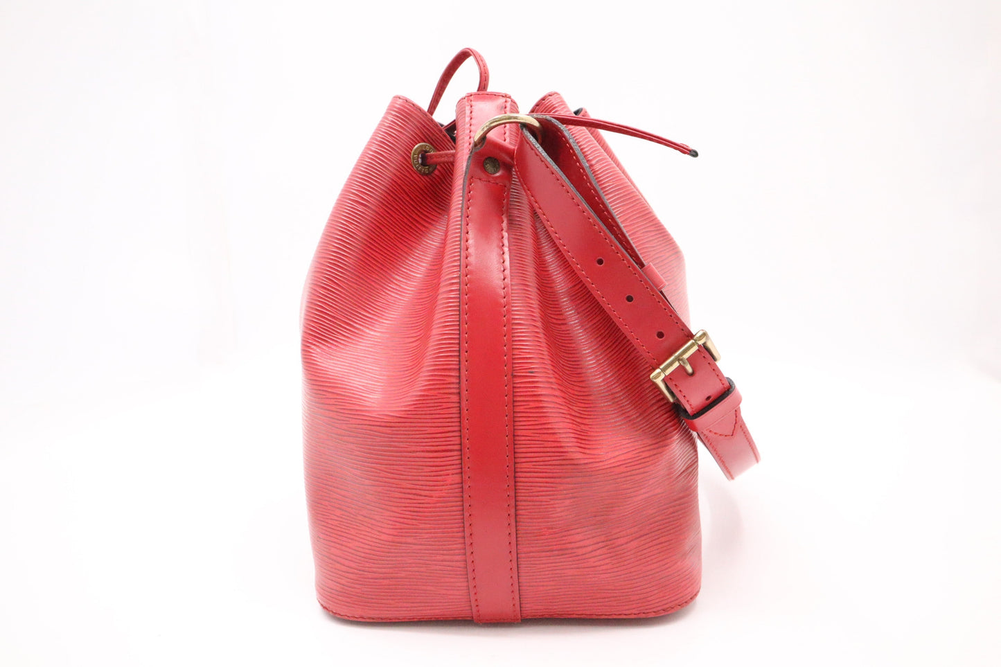 Louis Vuitton Petit Noe Epi Leather Red Handbag Epi Leather