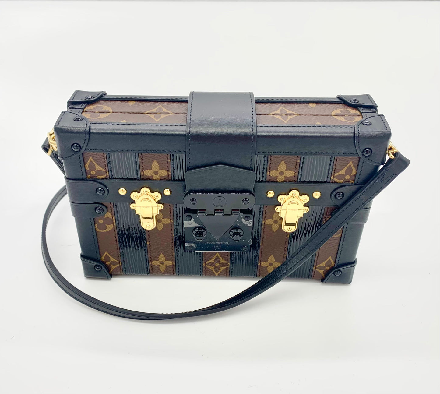 Louis Vuitton PETIT MALLE TRUNK Monogram Handbag