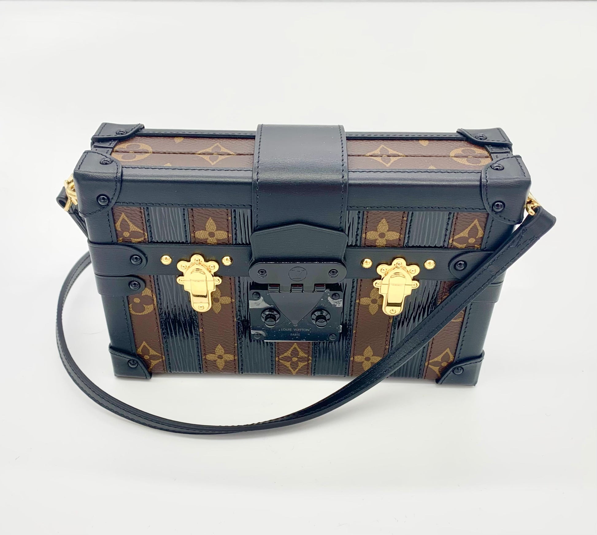 Louis Vuitton PETIT MALLE TRUNK Monogram Handbag