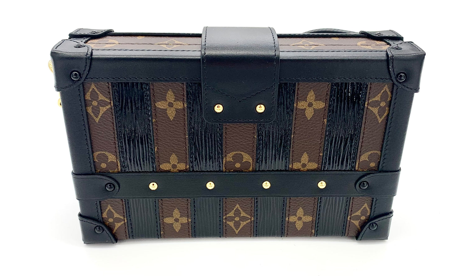 Louis Vuitton PETIT MALLE TRUNK Monogram Handbag