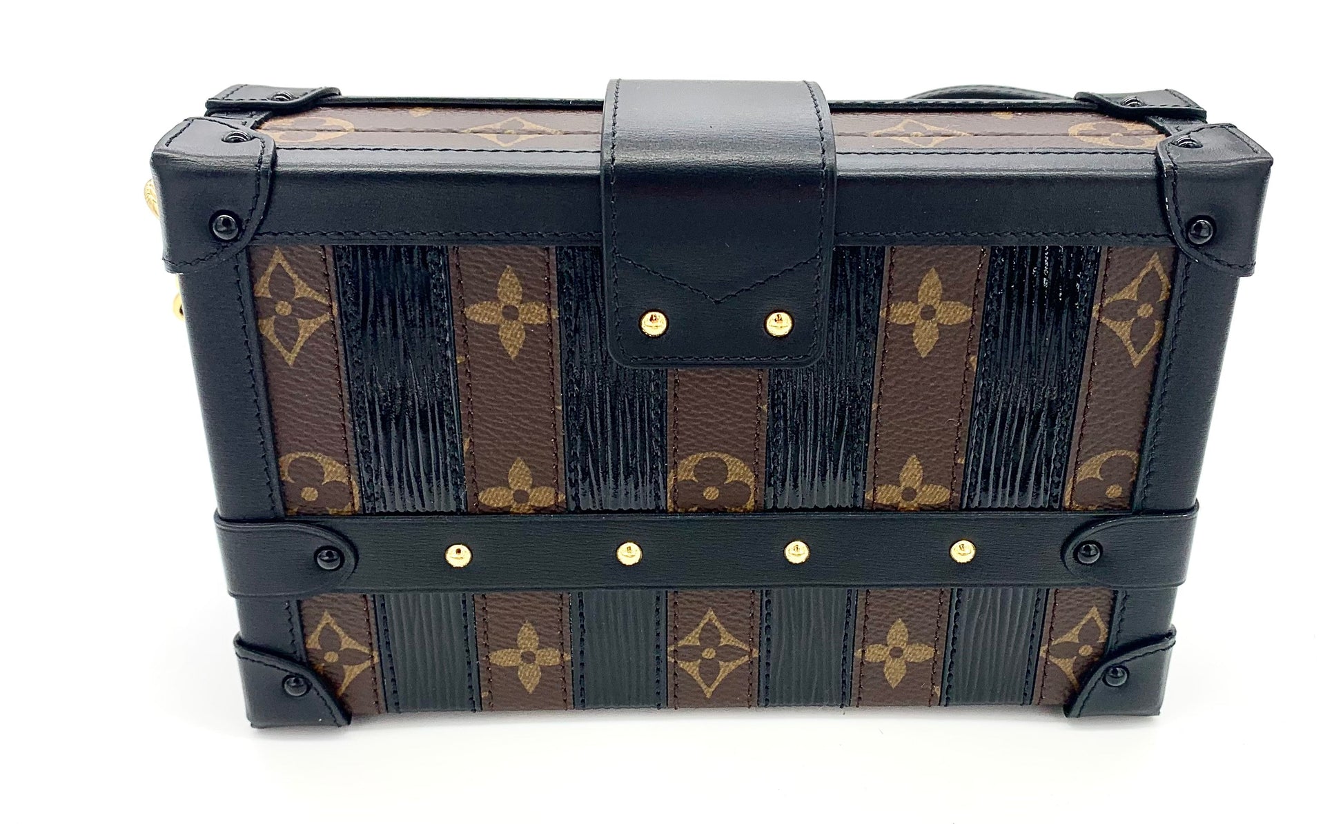 Louis Vuitton PETIT MALLE TRUNK Monogram Handbag
