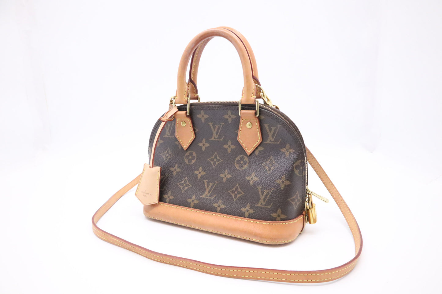 Louis Vuitton Alma BB Monogram Canvas Handbag