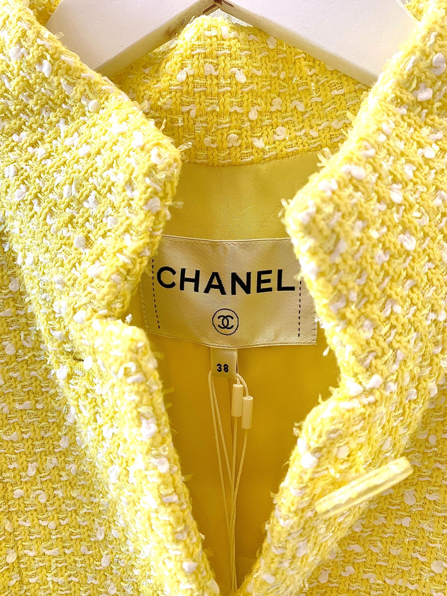 Chanel Yellow Blazer Bag