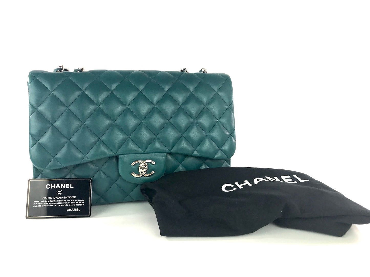 Chanel Classic Jumbo Lambskin Single Flap Bag