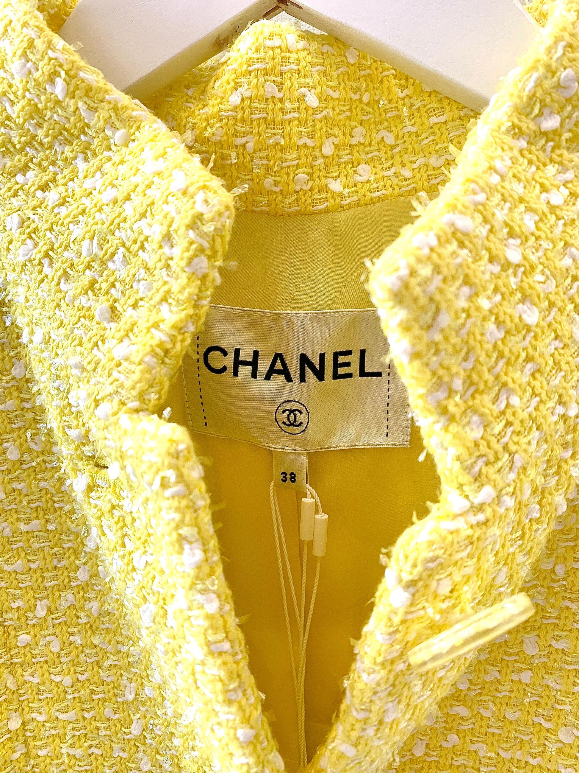 Chanel Yellow Blazer Handbag