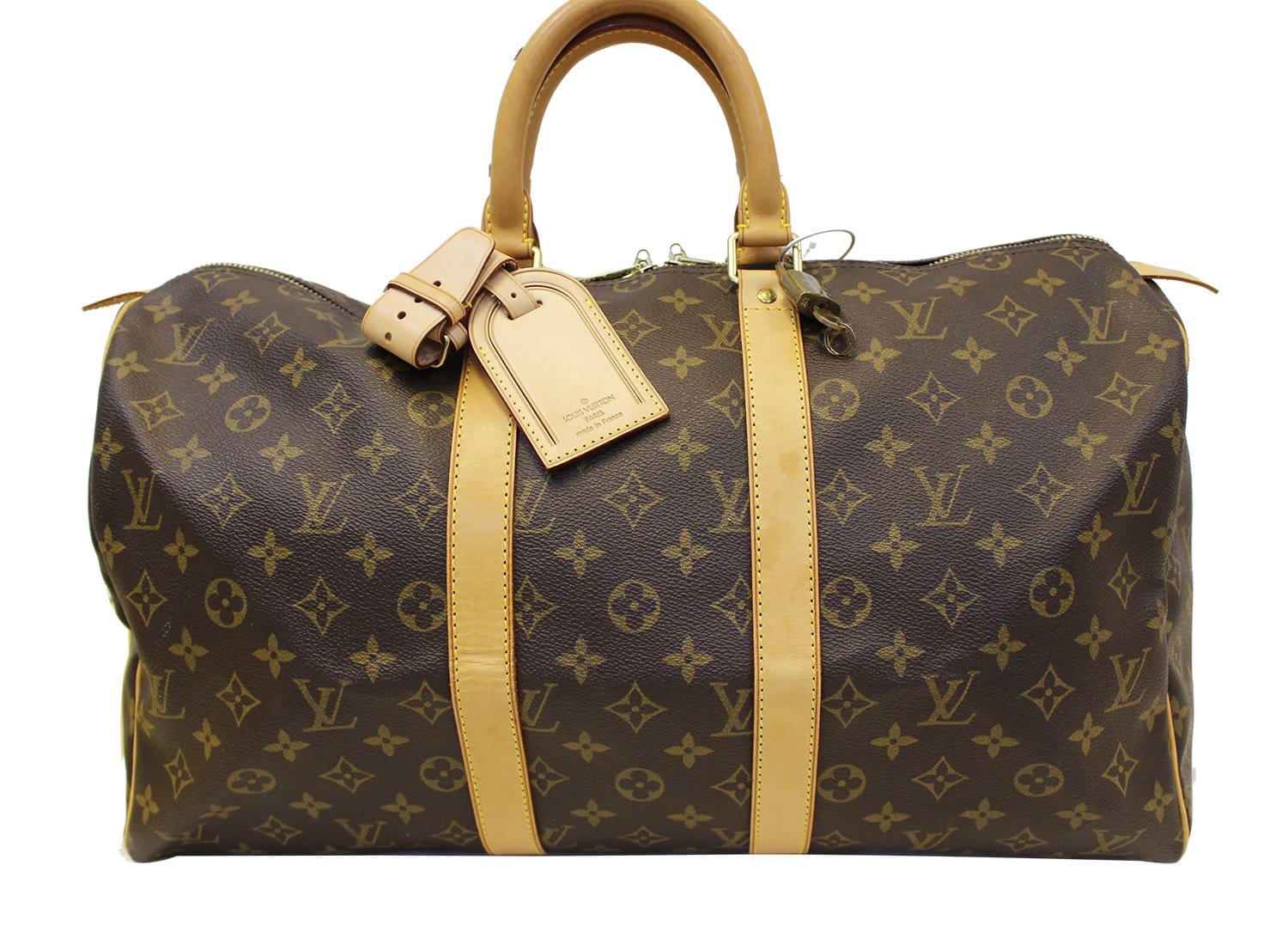 Louis Keepall Duffle Travel Bag Canvas Monogram Shoulder Bag