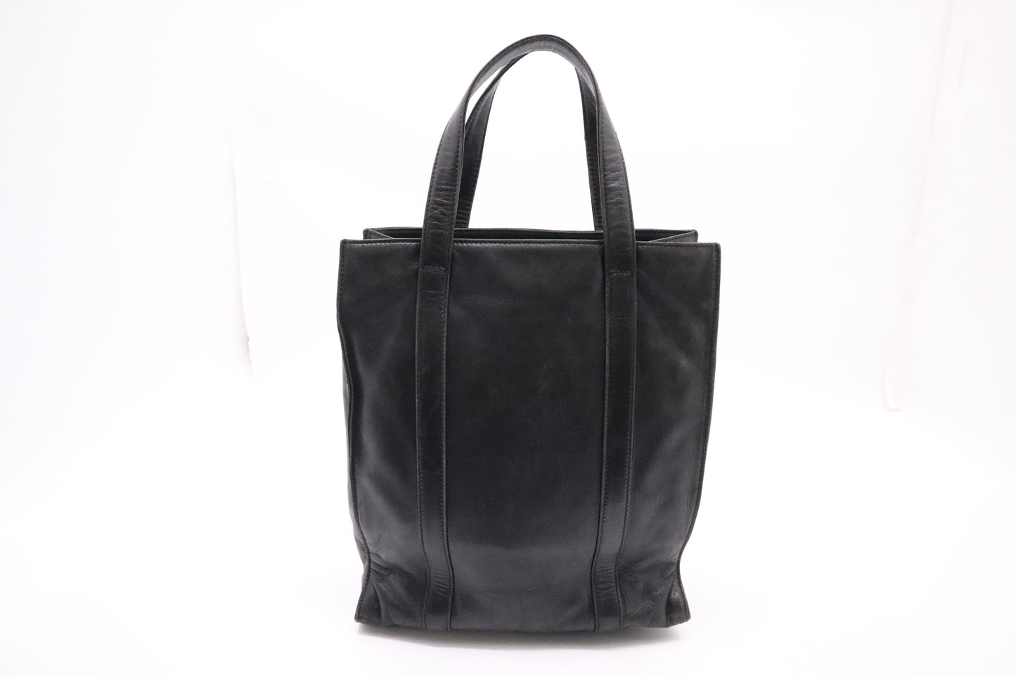 Prada Tote In Handbag Leather Black Tote Bag