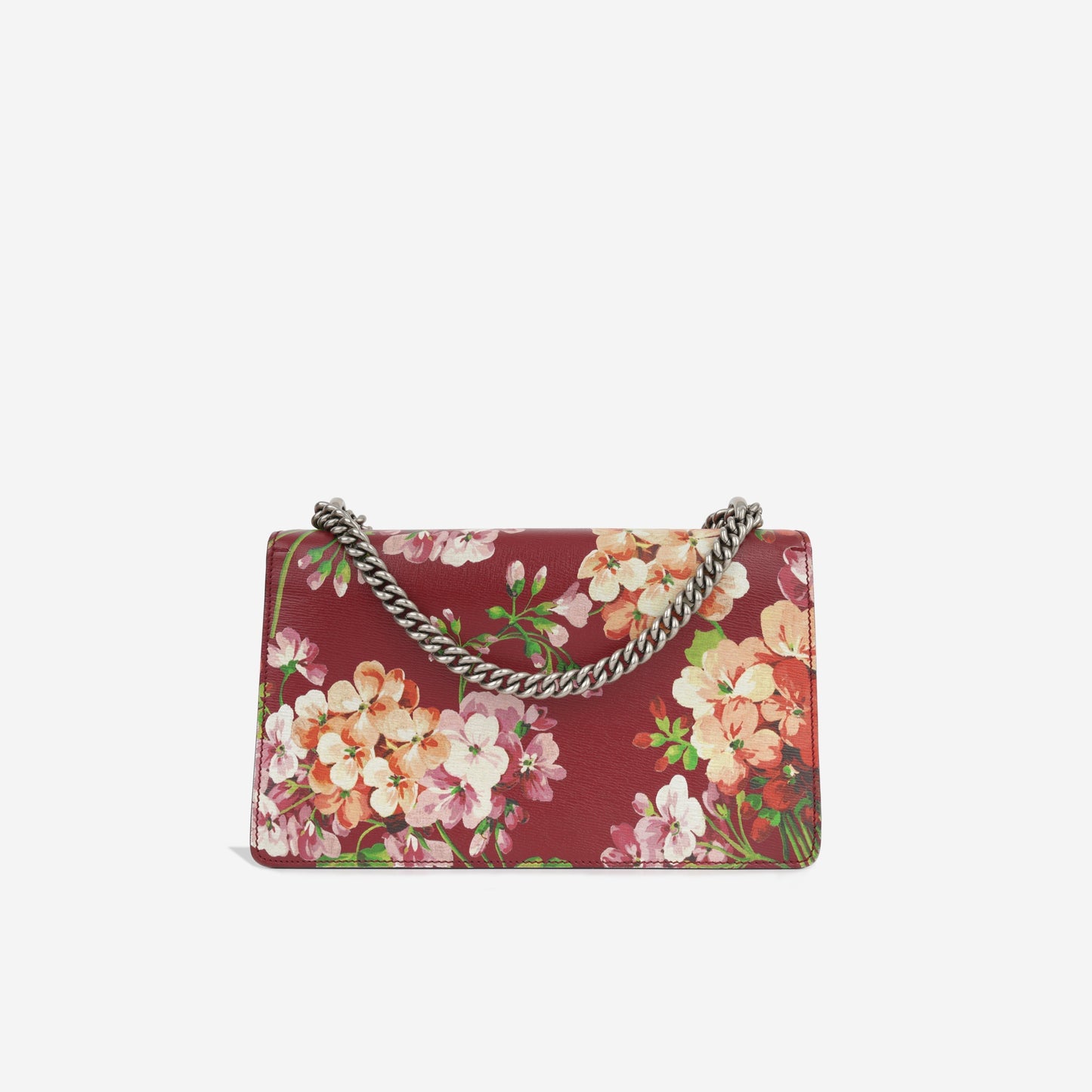 Gucci Dionysus Blooms Calfskin Crossbody Bag Red Small