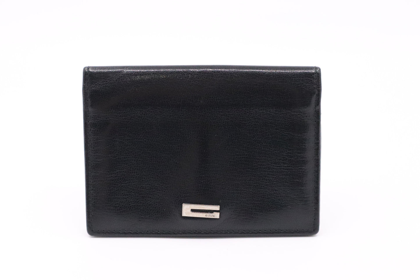 Gucci Black Leather Wallet Case
