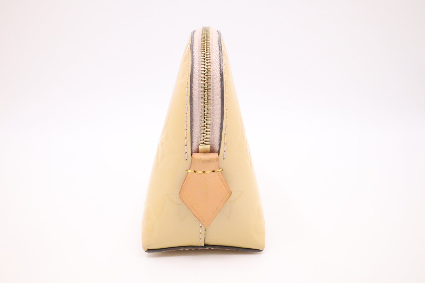 Louis Vuitton Pochette Cosmetique Dune Vernis Leather Clutch Bag
