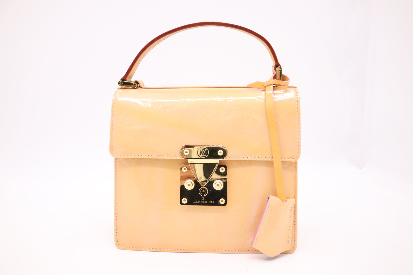Louis Vuitton Spring Street Peach Leather Vernis Jewelry