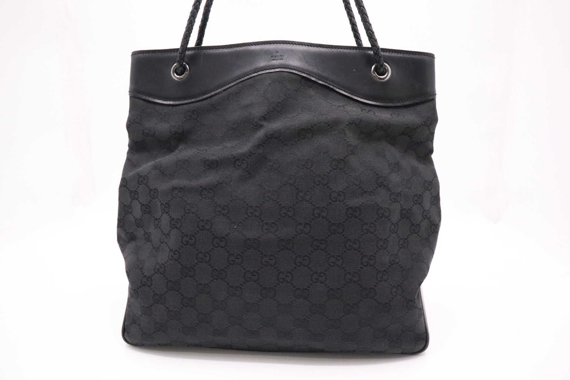 Gucci Gifford GG Canvas Black Tote Bag