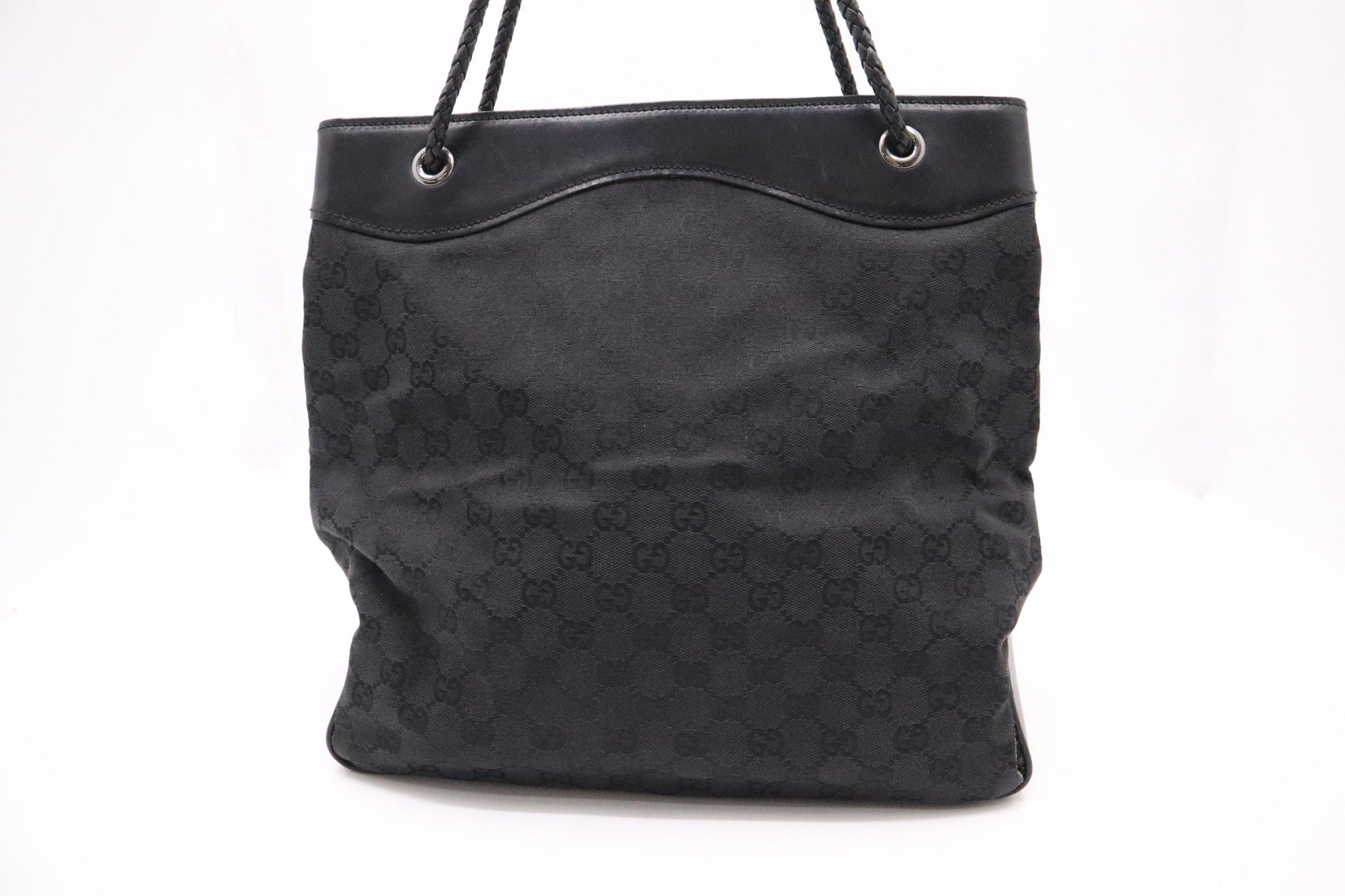 Gucci Gifford GG Canvas Black Tote Bag