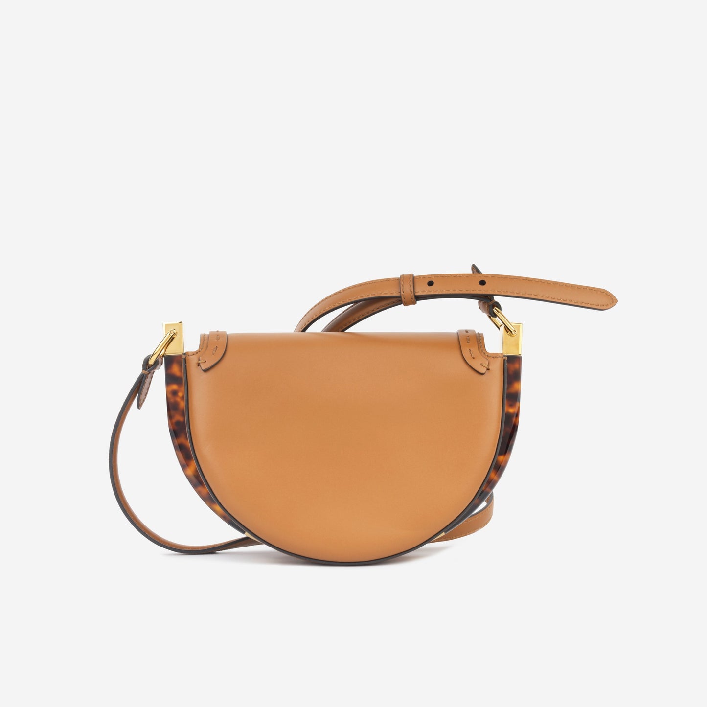 Fendi Moonlight Calfskin Crossbody Bag Tan