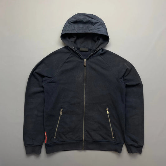 Prada Handbag Sport Hoodie Nylon Navy