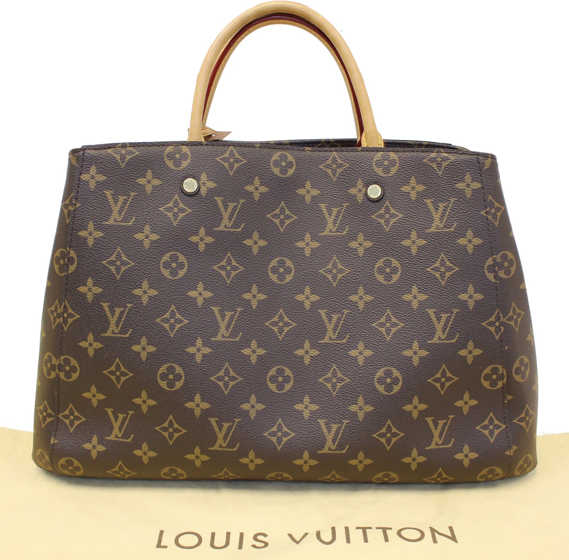 Louis Montaigne Gm Shoulder Handbag Canvas Monogram Shoulder Bag