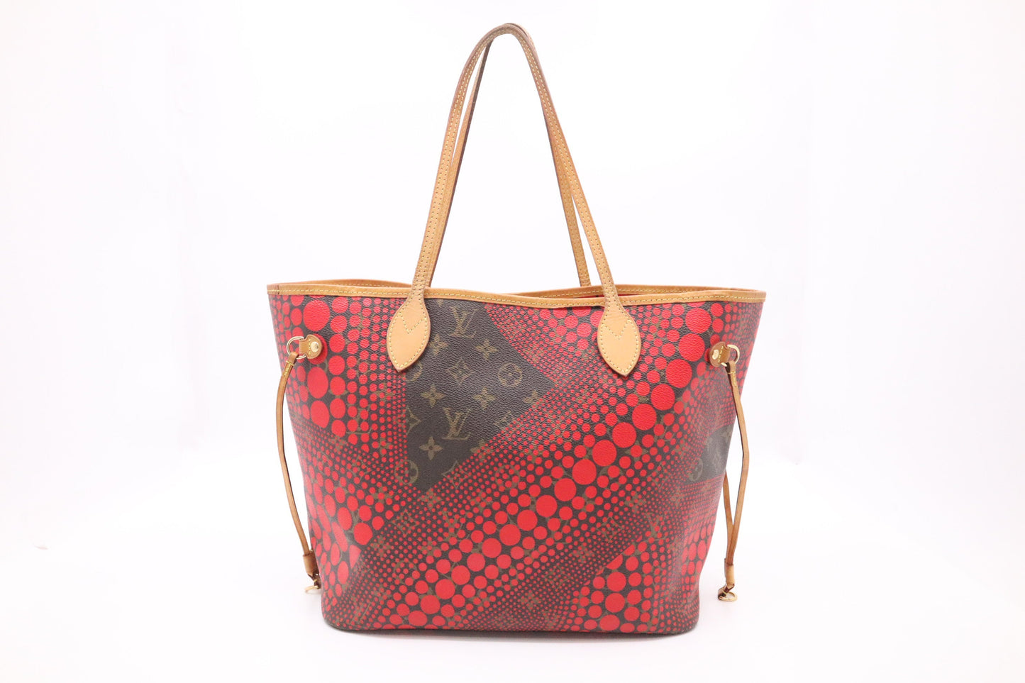 Louis Vuitton x Yayoi Kusama Rouge Neverfull Monogram Canvas Tote Bag