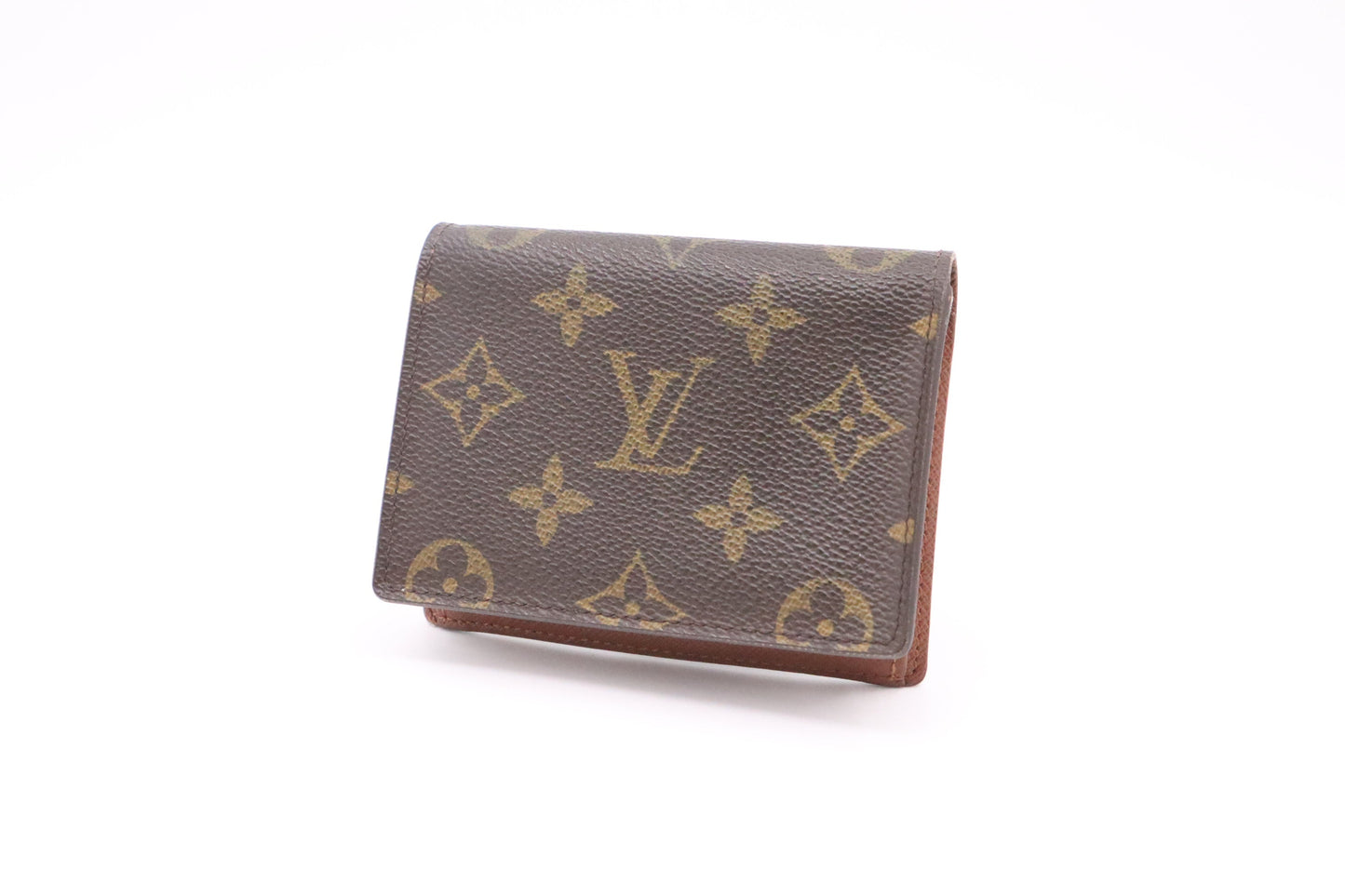 Louis Vuitton Card Monogram Canvas Wallet Case Canvas 5