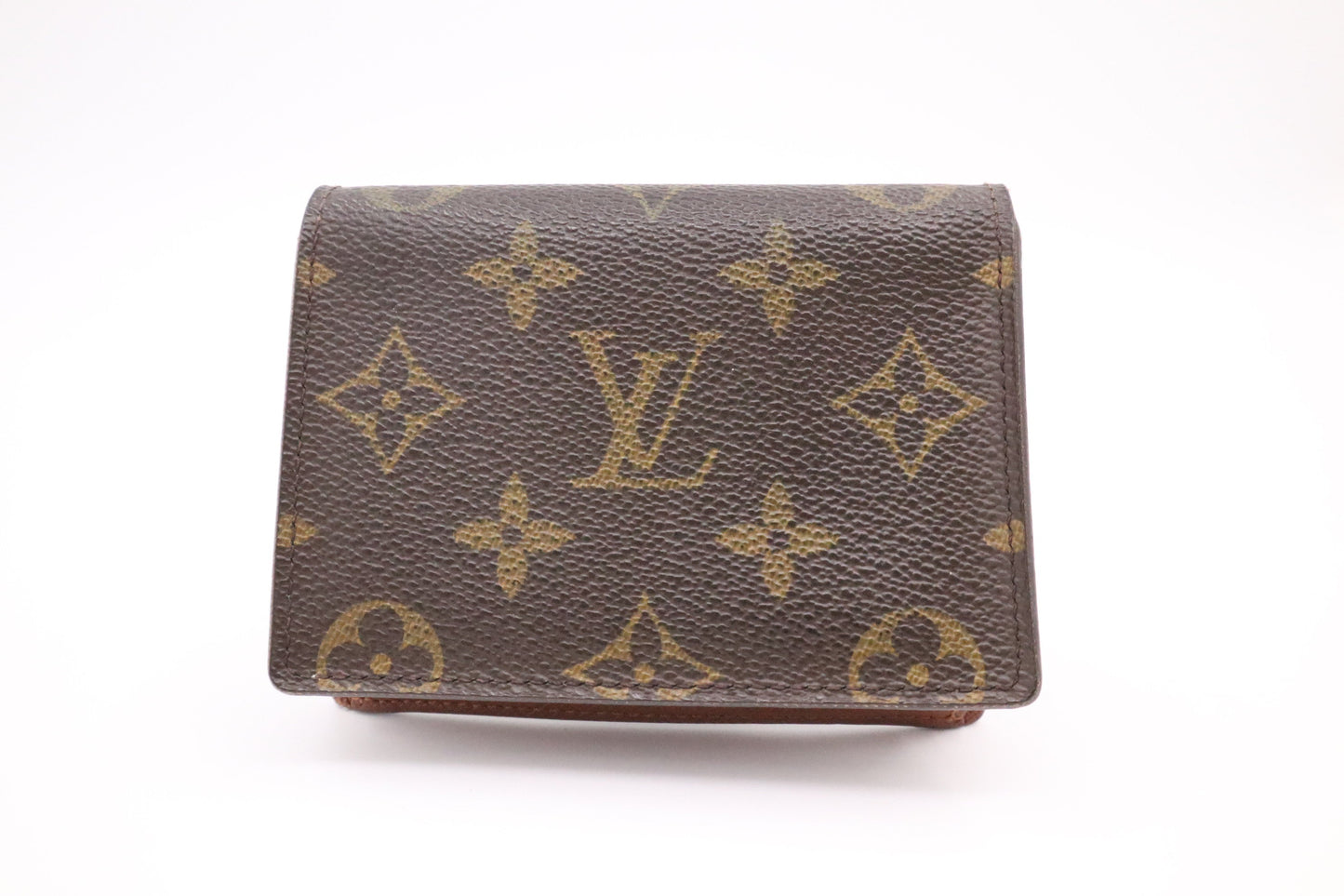 Louis Vuitton Card Monogram Canvas Wallet Case Canvas 5