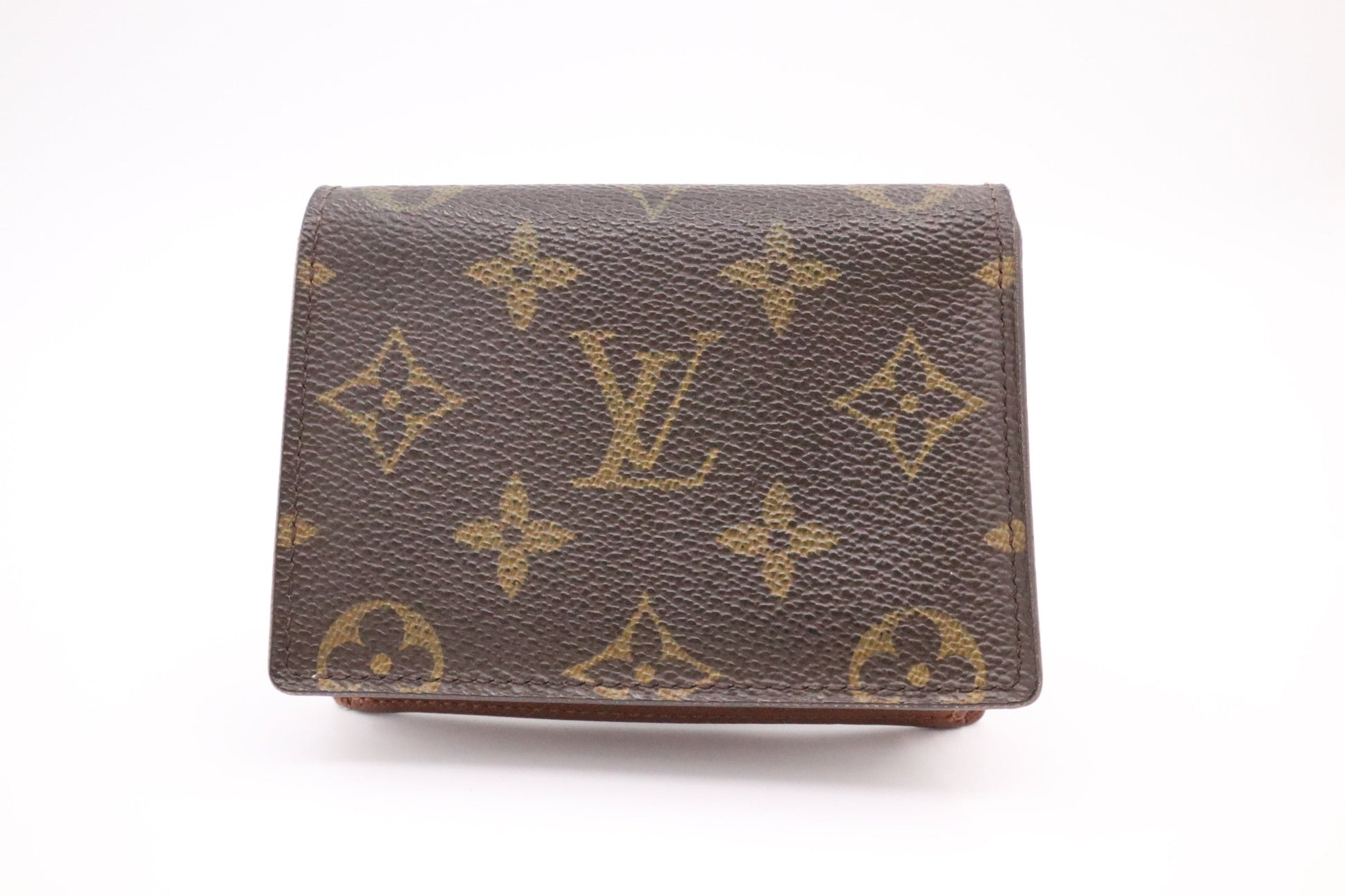 Louis Vuitton Card Monogram Canvas Wallet Case Canvas 5