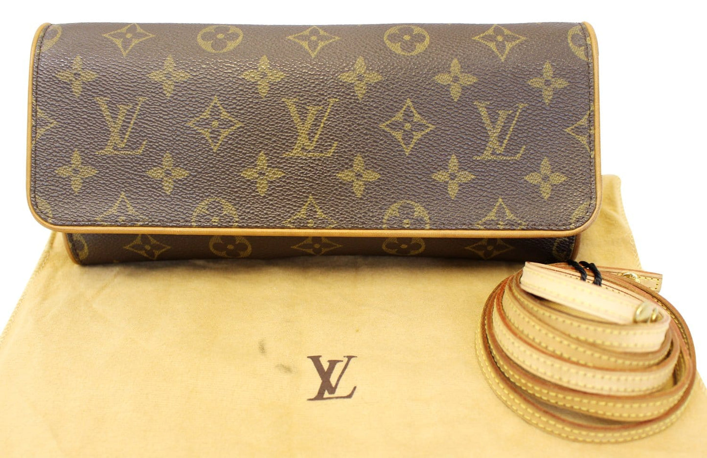 Louis Pochette Twin Gm Crossbody Bag Canvas Monogram