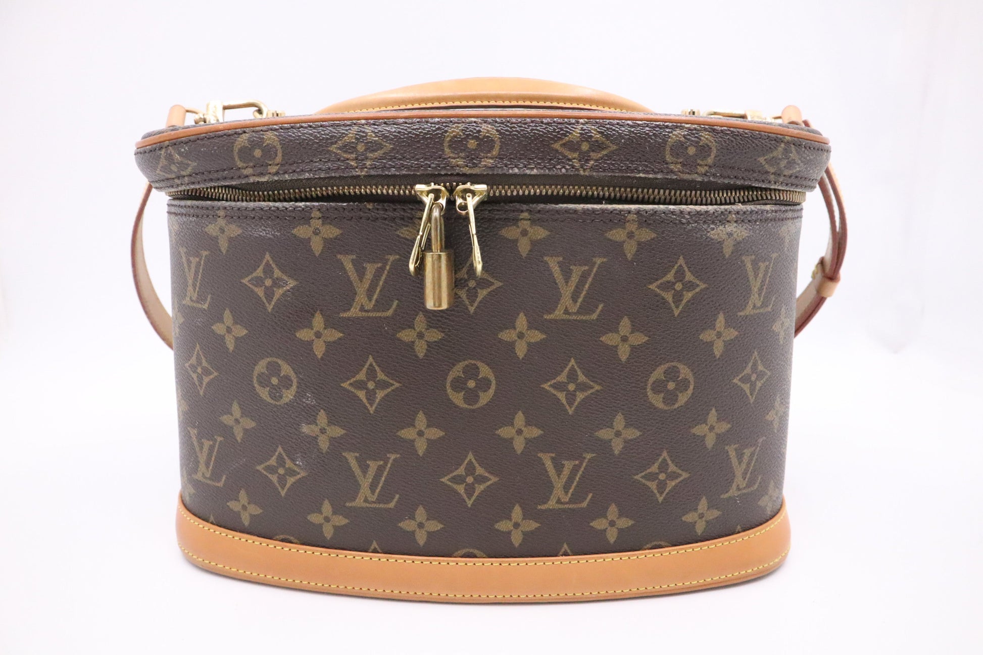 Louis Vuitton Nice Vanity Monogram Canvas Handbag
