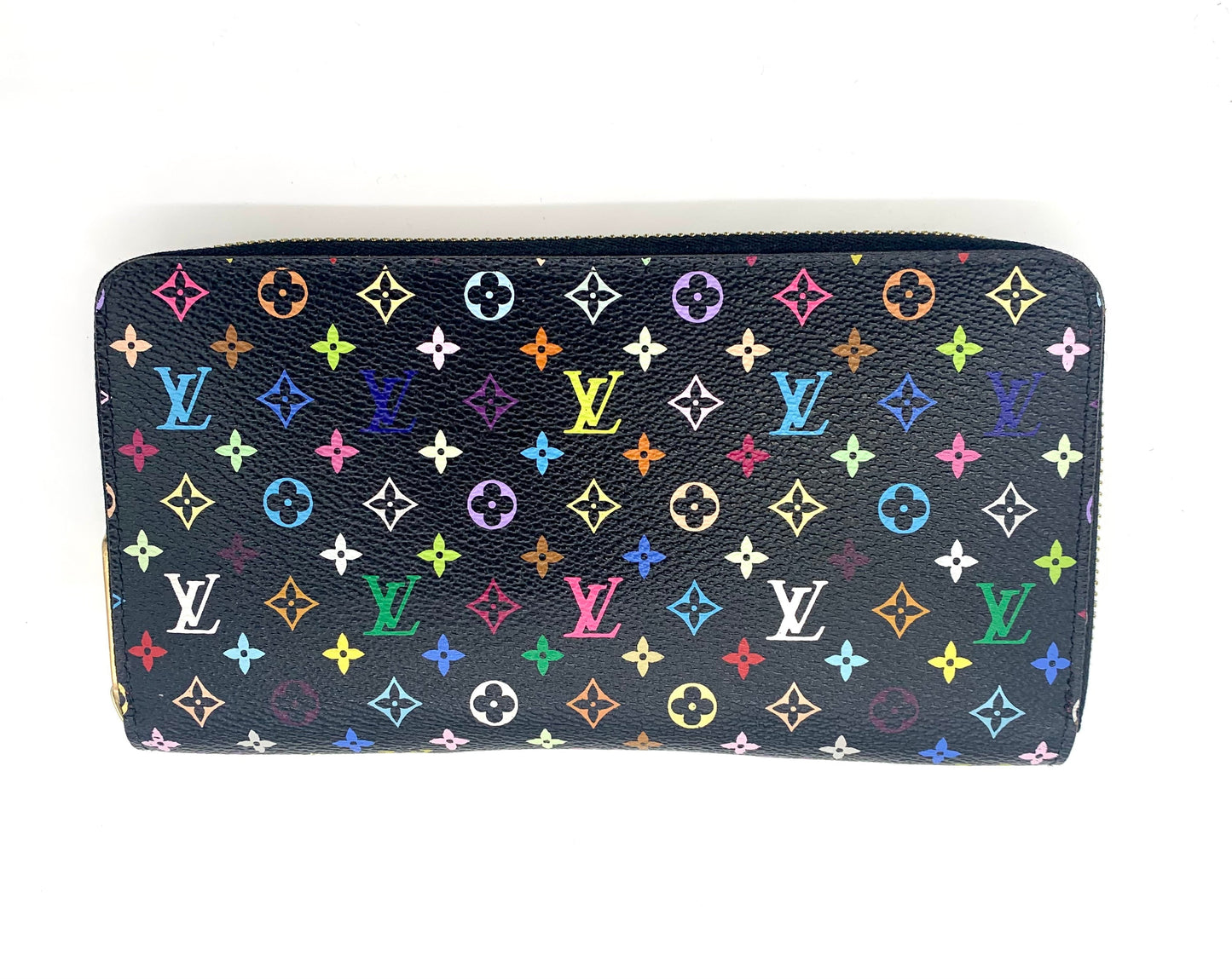 Louis Vuitton TAKASHI MURAKAMI ZIPPY Monogram Multicolor Wallet Case