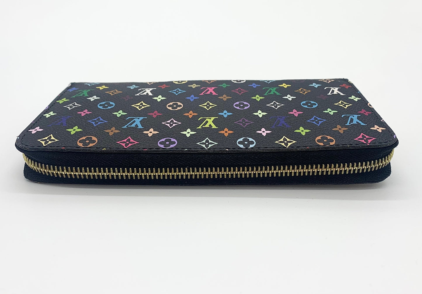 Louis Vuitton TAKASHI MURAKAMI ZIPPY Monogram Multicolor Wallet Case