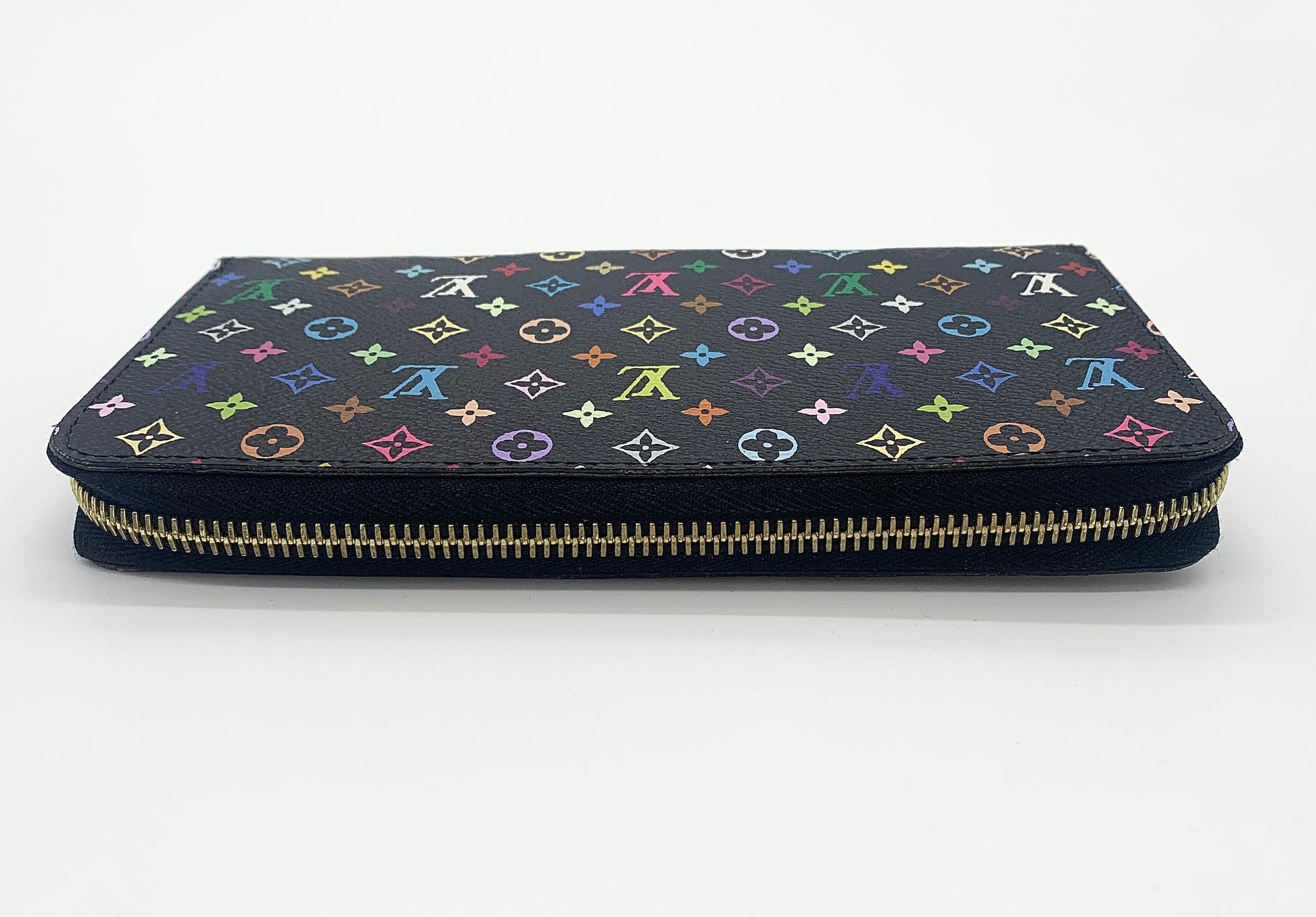 Louis Vuitton TAKASHI MURAKAMI ZIPPY Monogram Multicolor Wallet Case