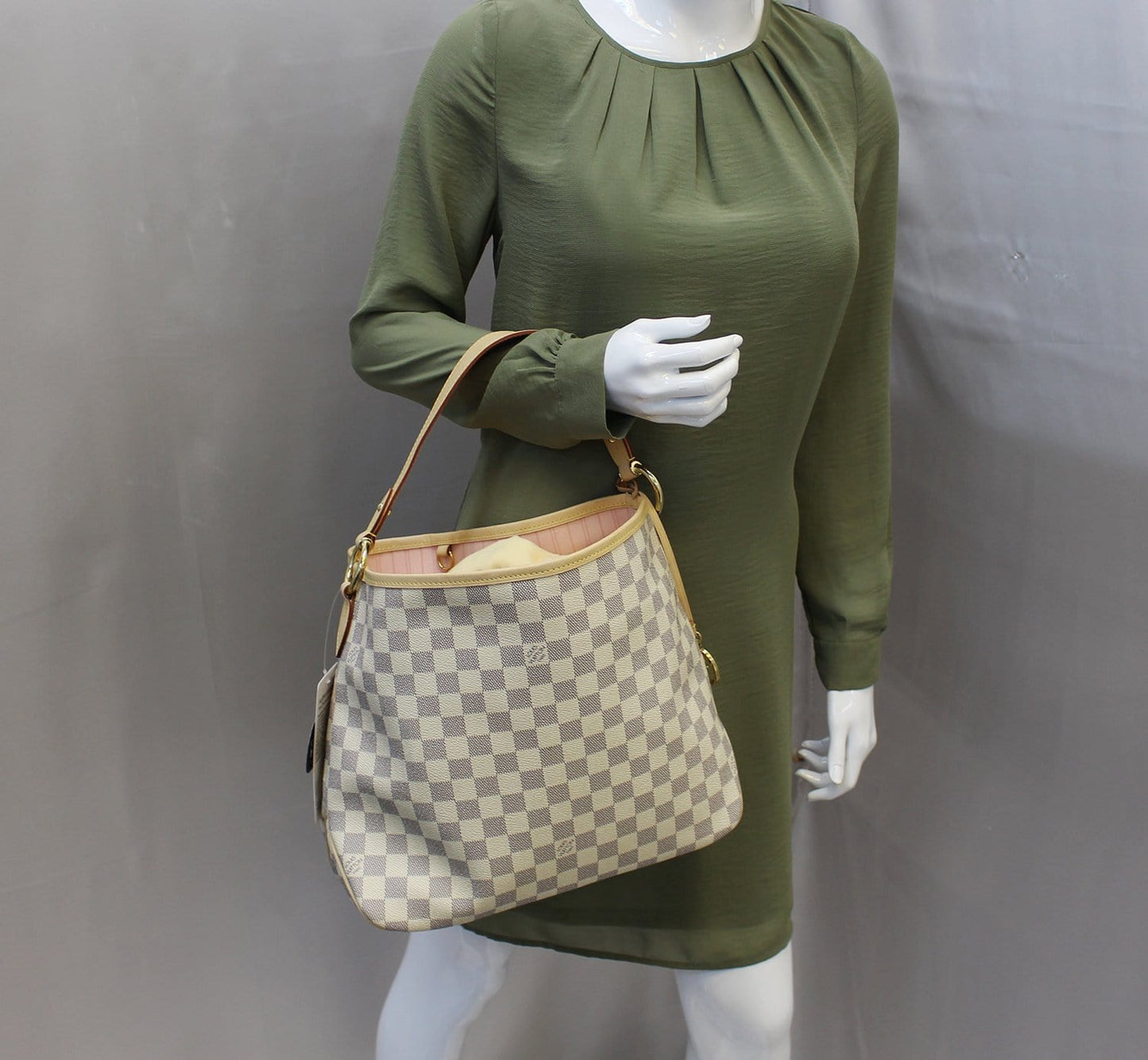 Louis Shoulder Bag Damier Azur Delightful Pm