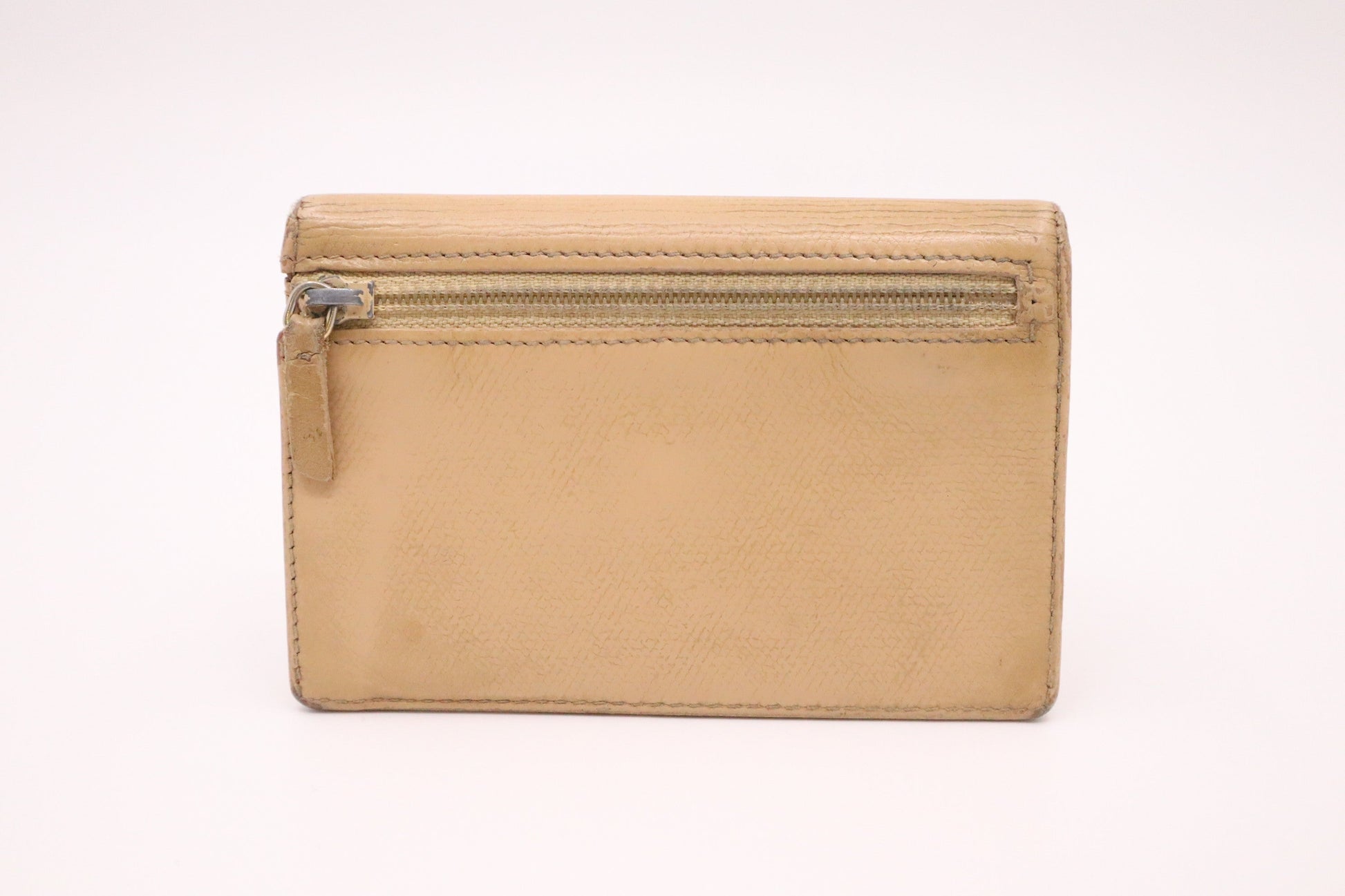 Chanel Coin Beige Leather Handbag