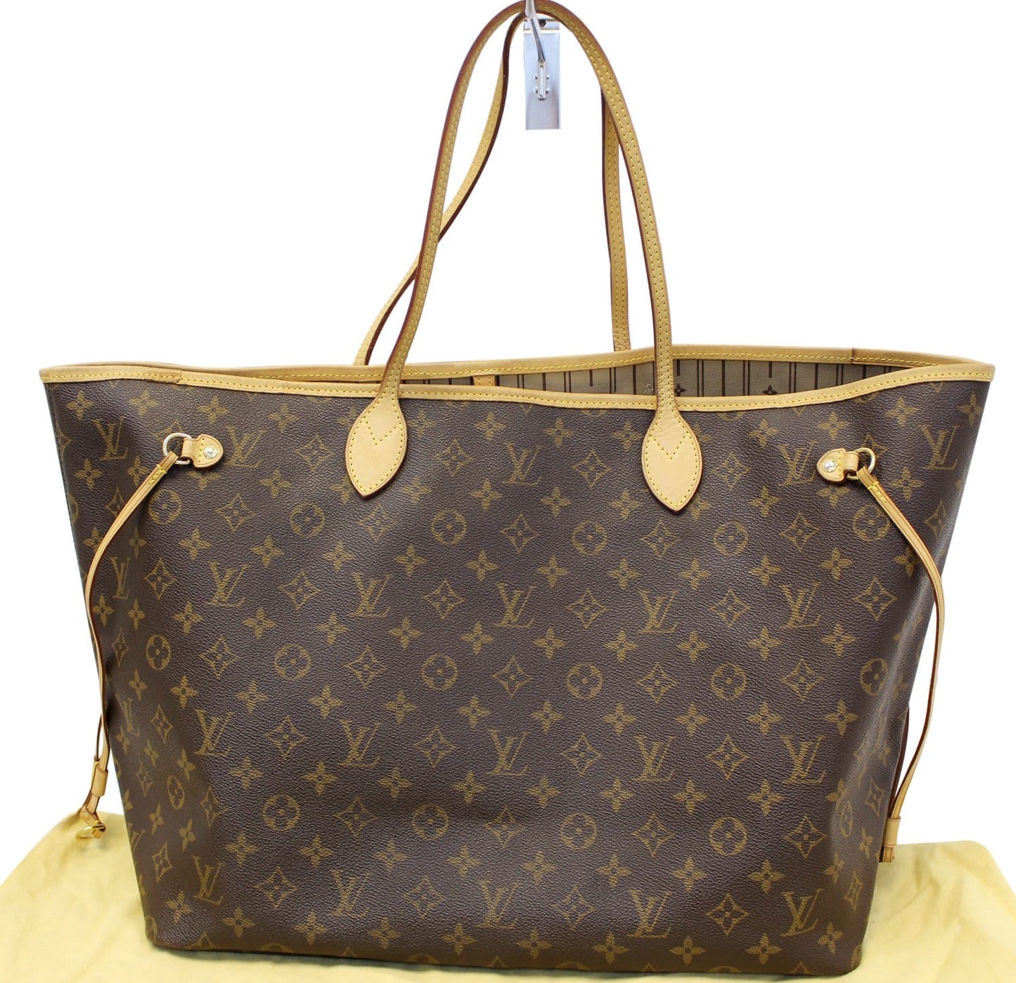 Louis Neverfull Gm Tote Bag Canvas Monogram Shoulder Bag