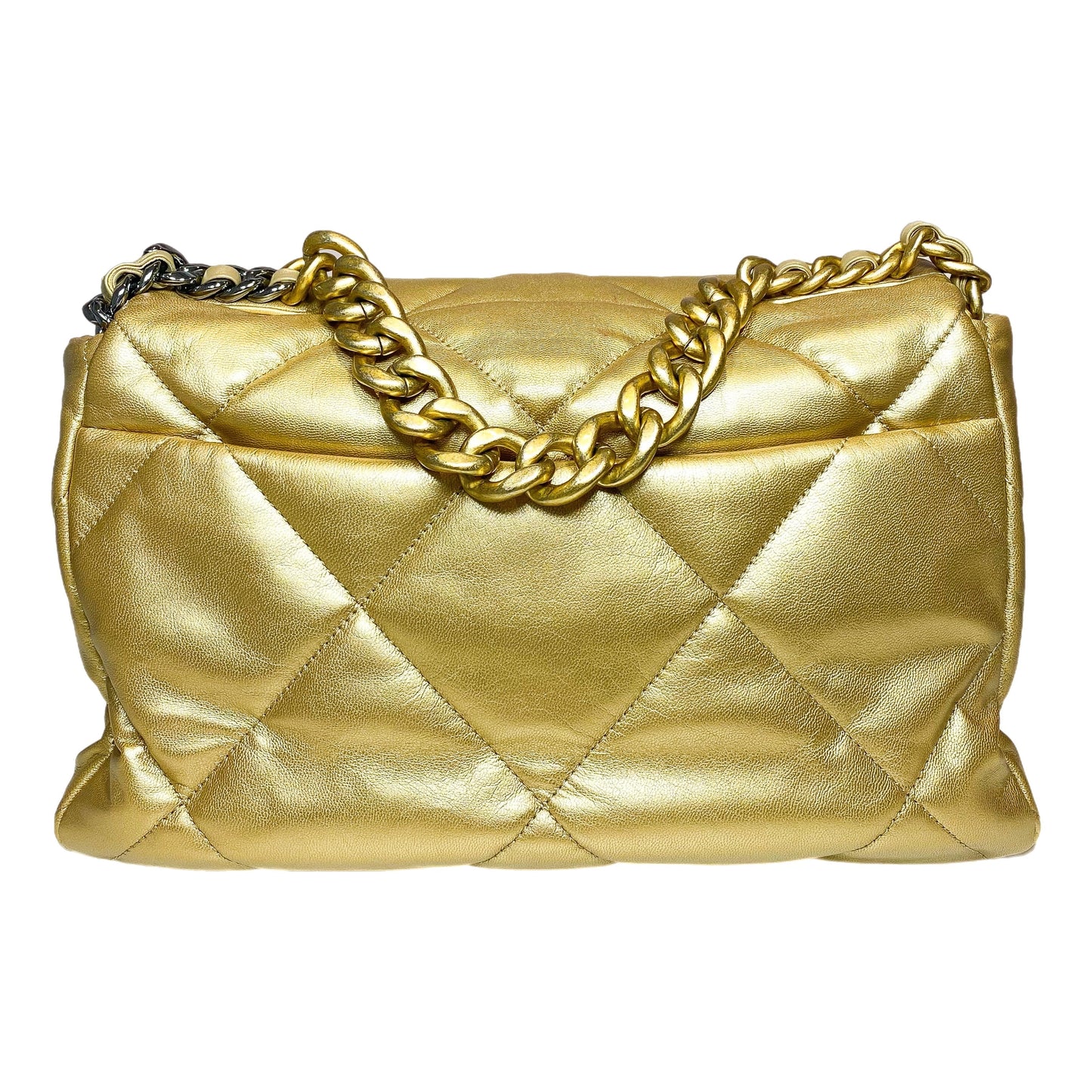 Chanel 19 Gold Large Flap Bag