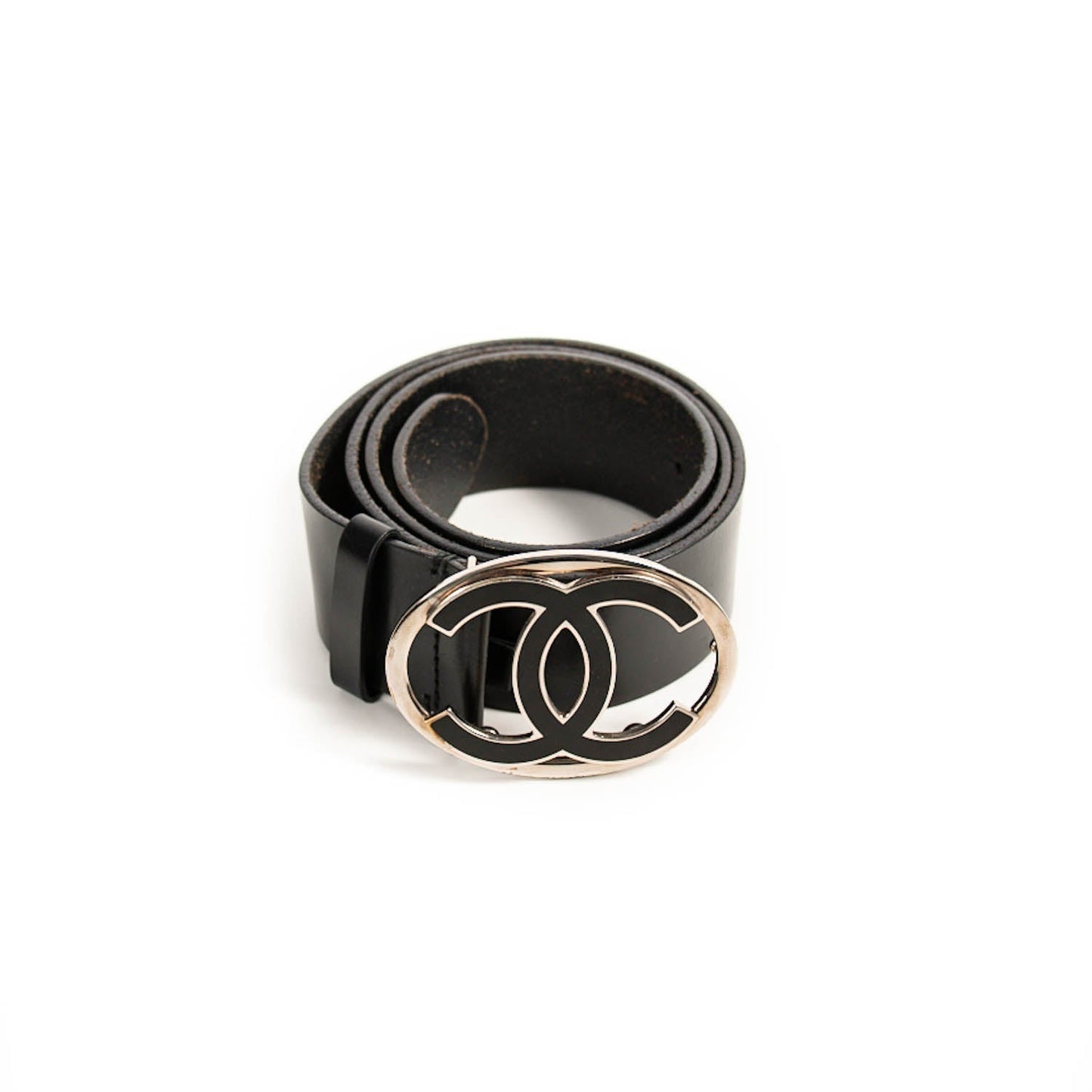 Chanel CC Leather Belt
