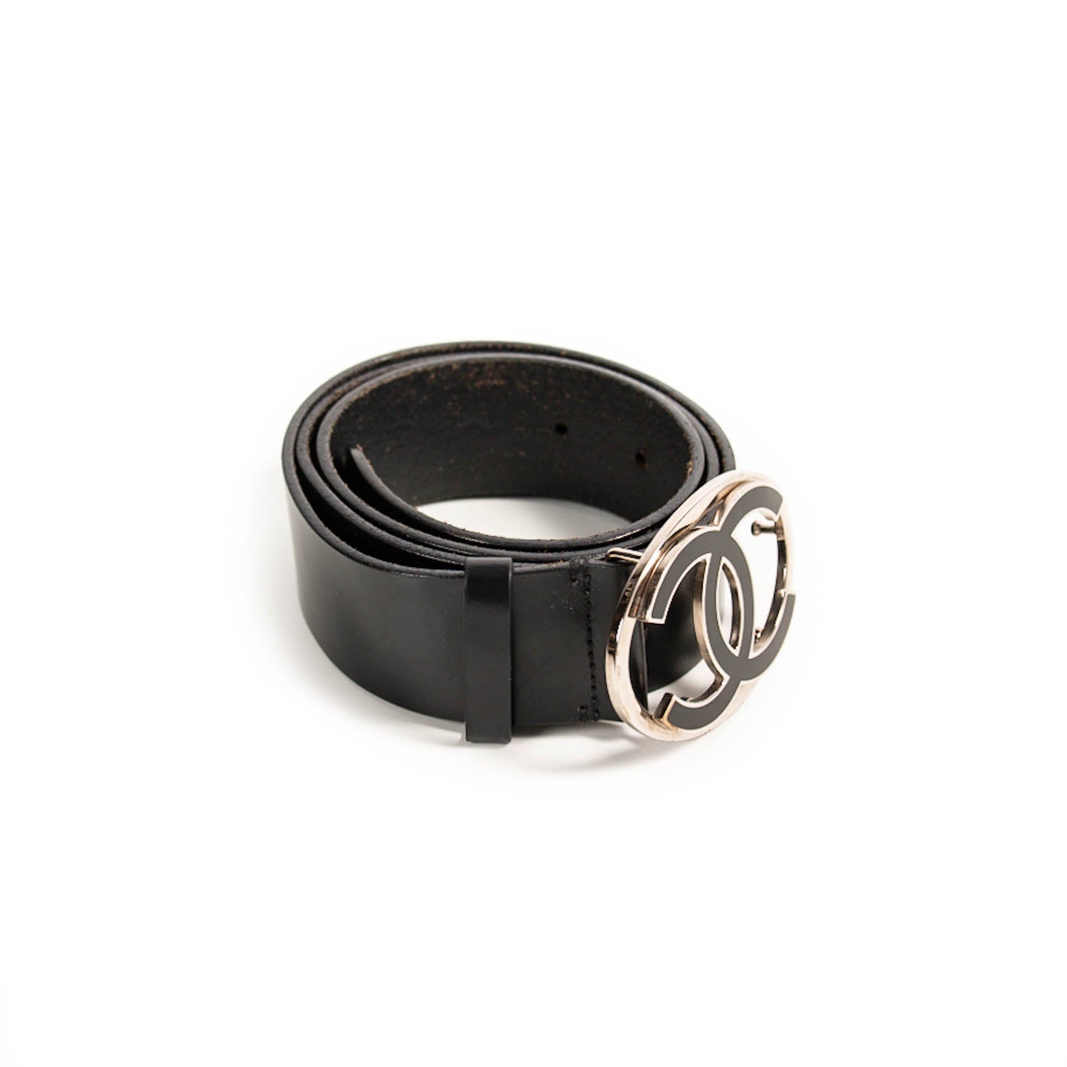 Chanel CC Leather Belt