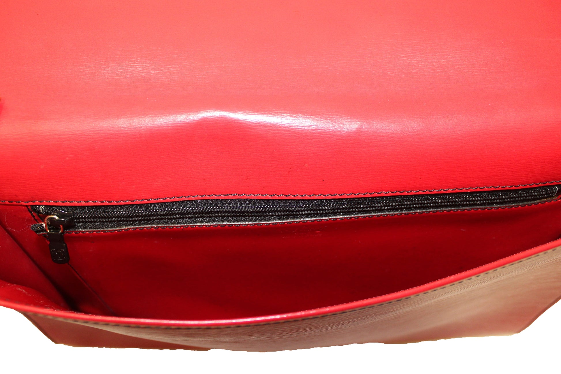 Louis Vuitton Red Epi Leather Pochette Business Portfolio Flap Clutch
